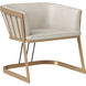Caily Bravo Cream Lounge Chair
